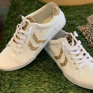 VH Gold Glitz White Sneaker